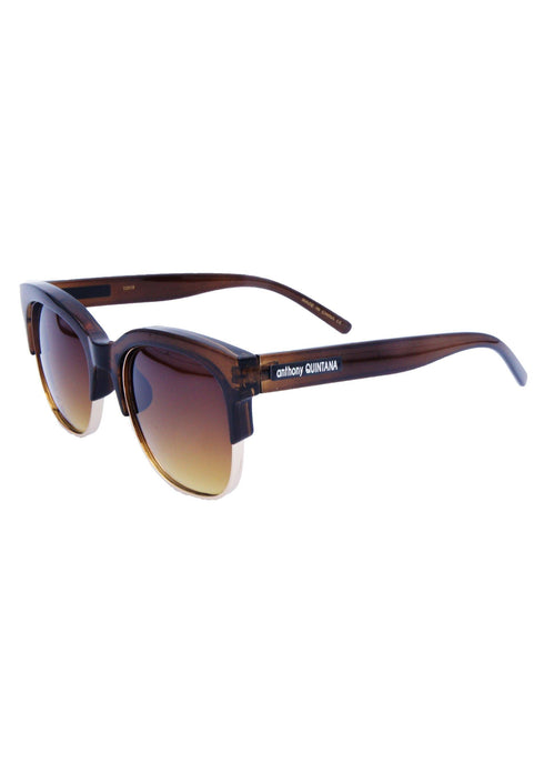 AQ Cat Eye Metal / Plastic Retro Unisex Sunglasses - Amber